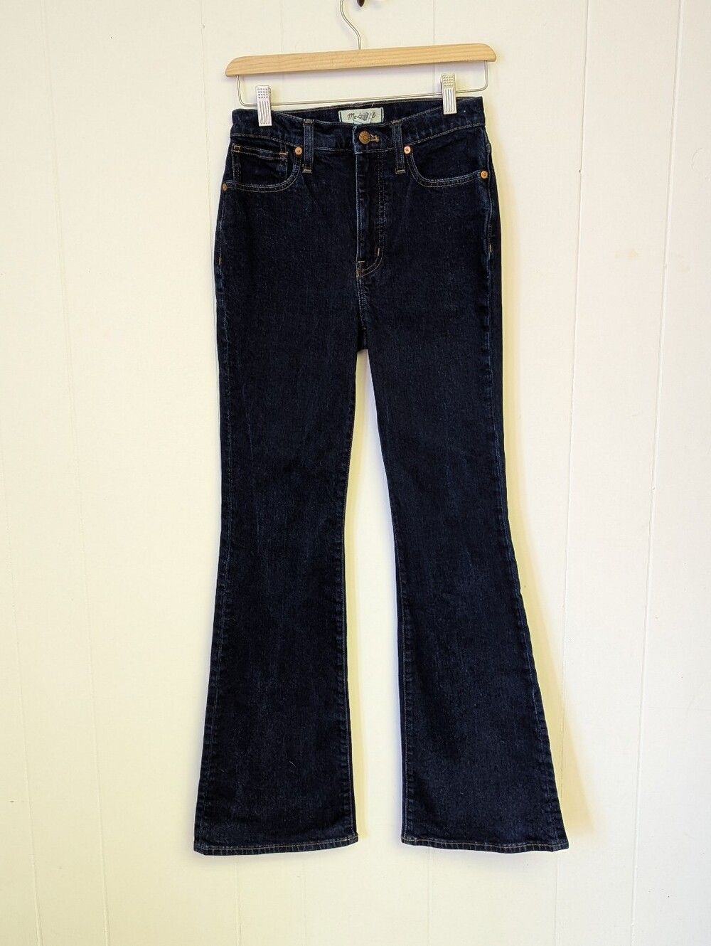 Madewell Dark Indigo Wash Skinny Flare Jeans Size 26